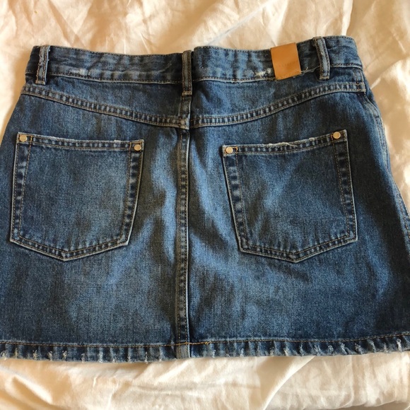 Authentic denim jean skirt - Picture 2 of 2